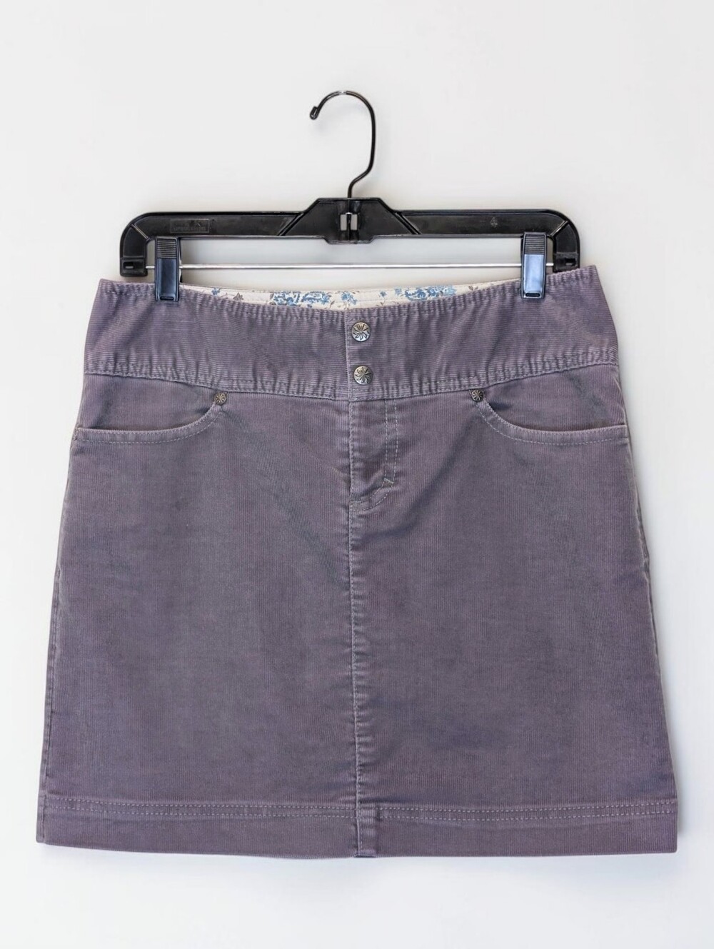 Athleta Ridge Y2K Iridescent Corduroy Mini Skirt Purple Size 4